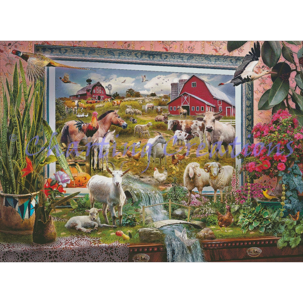 Magic Farm Painting Large